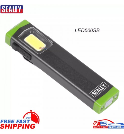 Sealey LED500SB 3W COB Magnetic Rechargeable Mini Pocket Inspection Torch